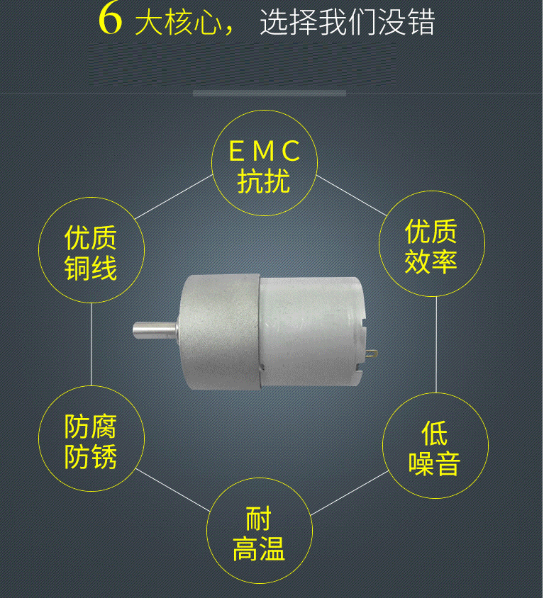 微型減速電機(jī)37R3530優(yōu)勢